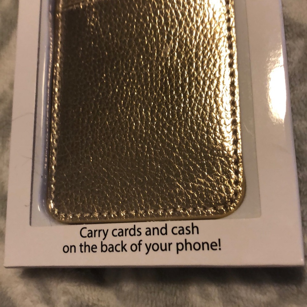 iDecoz 3-slot Phone Pocket in Gold SOLD - Picture 3 of 4